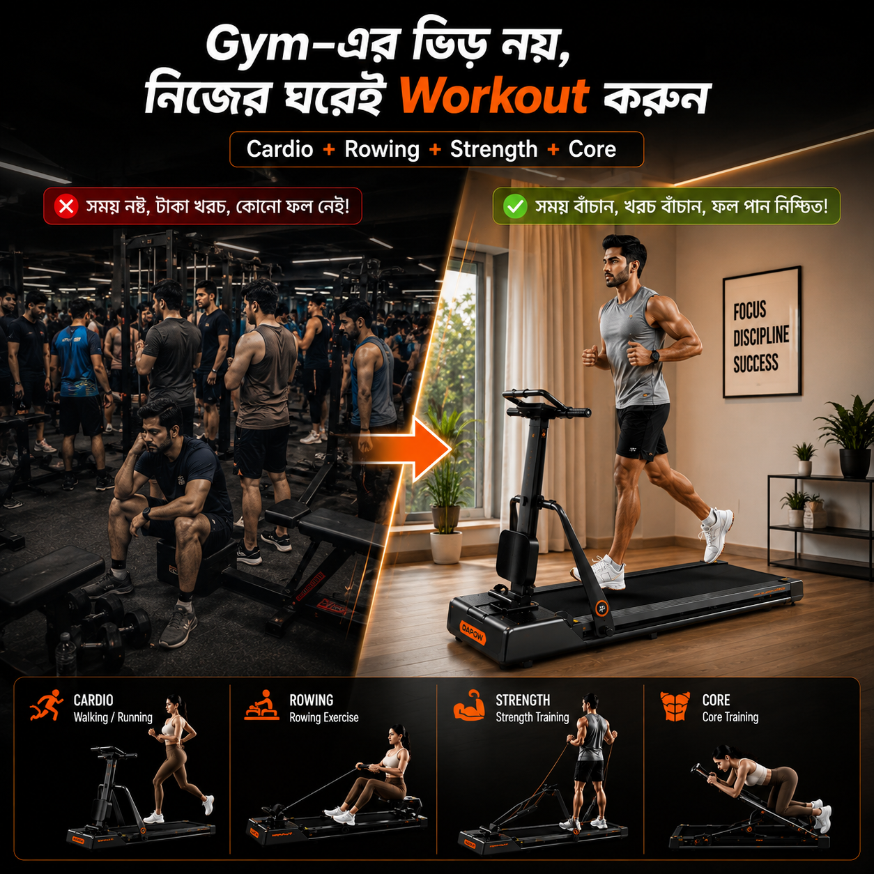 Gym vs Home Workout