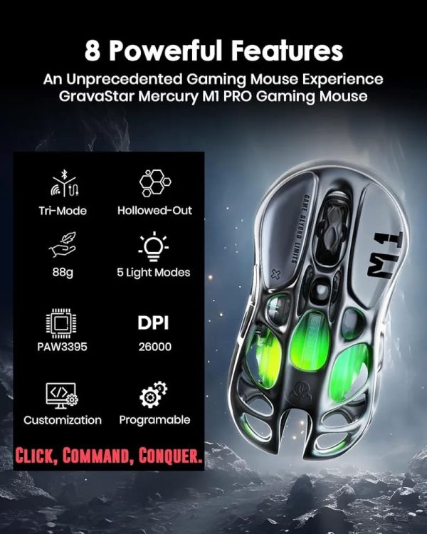 Gravastar Mercury M1 Pro Gaming Mouse