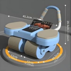 Premium 4 wheel Roller with Yoga Mat Package